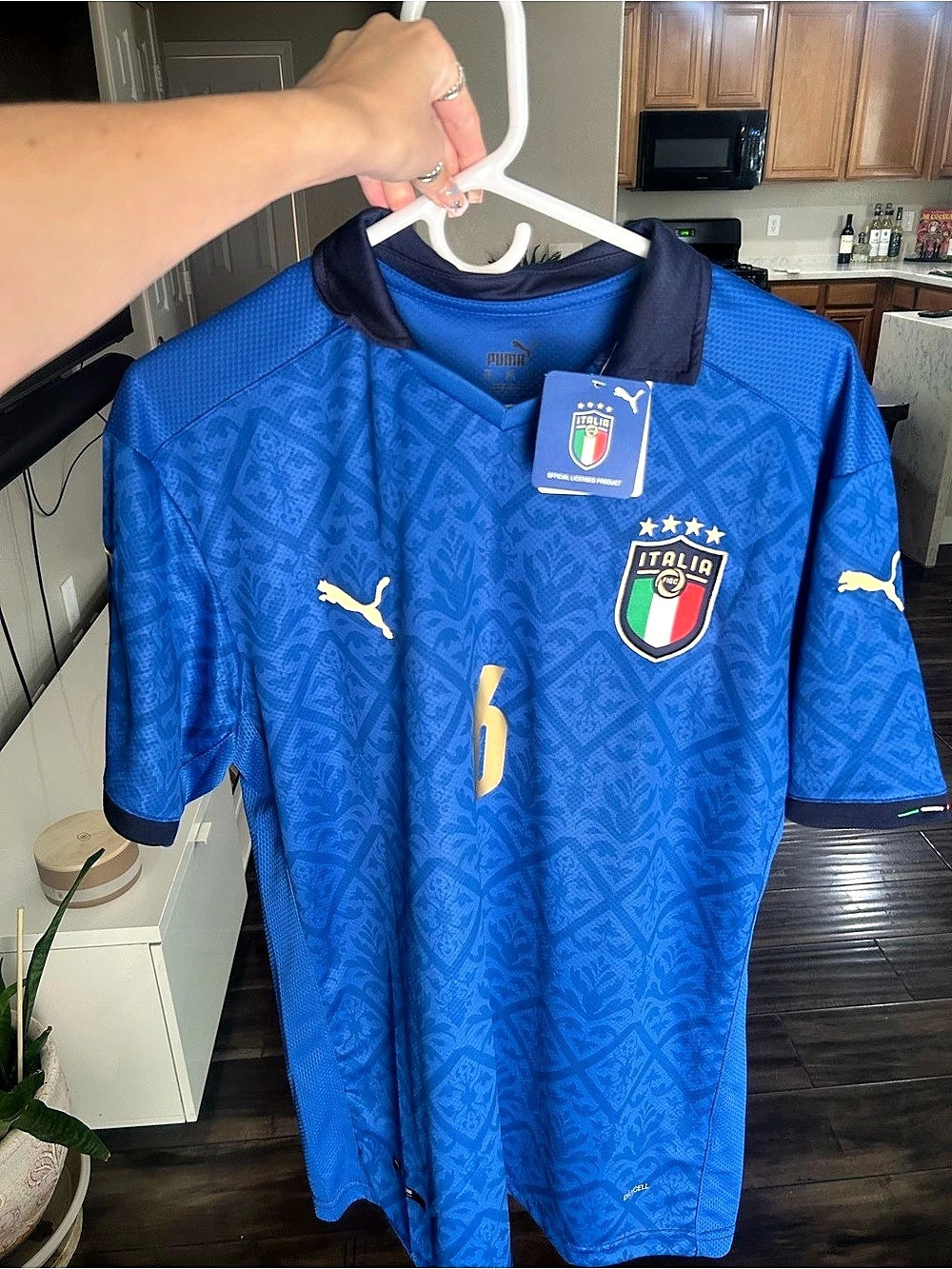 Puma Italy Home Jersey 2022/23 Blue Soccer Jersey